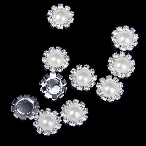 7 X 10x Diamante Flatback Embellecimiento Diy Craft Boda