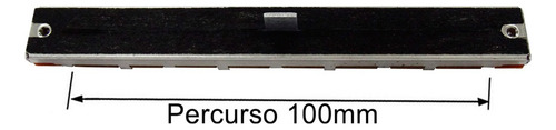 Potenciômetro Desl. Fader 10kb Mono Super Slide 128mm Tozz