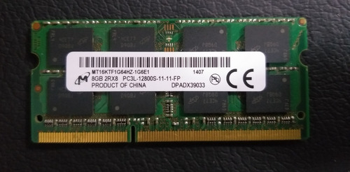 Imagen 2 de 2 de Memoria Ram Ddr3 8gb 12800/1600 Laptop Laptop Sk Hynix
