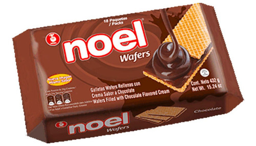 Galletas Noel Wafer X 18 Und