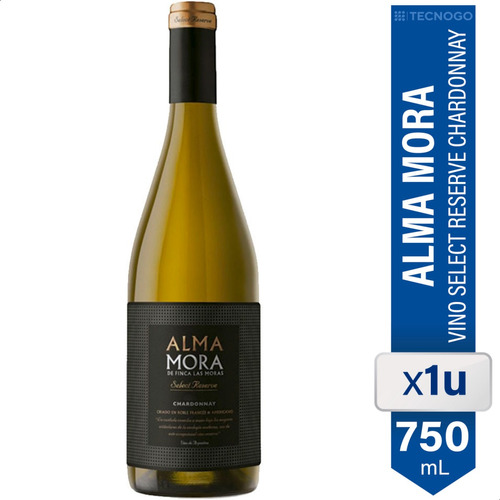 Vino Alma Mora Select Reserve Chardonnay Blanco - 01almacen