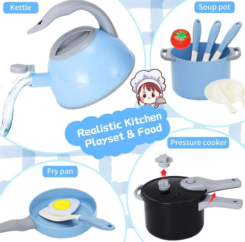 Juego De Cocina 32 Piezas/set De Juego De Cocinar /infantil