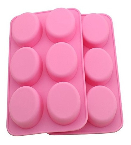 Zicome Oval Silicone Mold Para Hacer Barras De Jabón, Juego