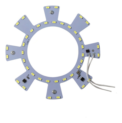 Luzes de teto LED de reposição de 12 W Overlay Iman, pacote de 10 peças Color Celeste