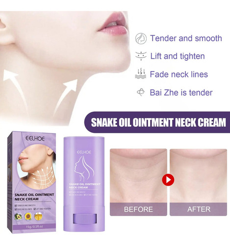 Ee Crema Reafirmante Antiaging Aceite De Vibora Para Cuello