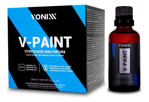 V-paint Vitrificador De Pintura Automotiva Vonixx - 20ml