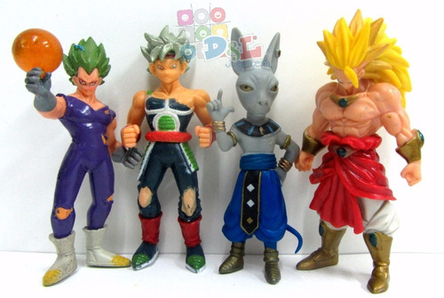 Dragon Ball Z Blister X8 Muñecos Para Jugar O Adorno Torta