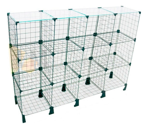 Balcão Aramado C / Tampo De Vidro - 1,20 X 1,00 X 0,40