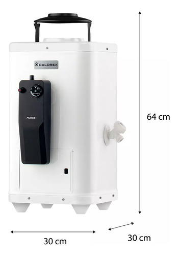 Calentador D'paso 6l 1 Servicio Fortis Calorex Blanco Glp