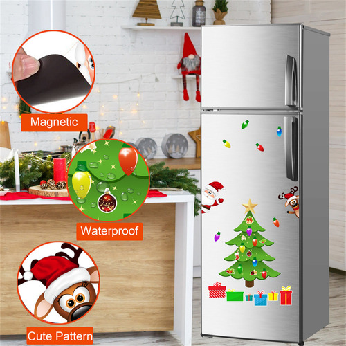Adhesivo Magnético Navideño Para Puerta De Garaje, Revista P