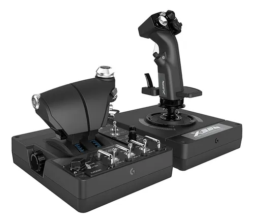 comprar Control De Simulador De Vuelo Logitech G X56, P\u002F Pc