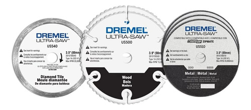 Kit De Discos De Corte Dremel Us700 Ultra-saw De 6 Piezas