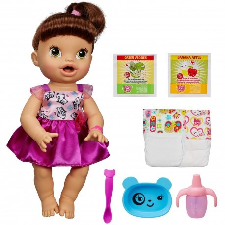 Boneca Baby Alive Morena Hora De Comer - Hasbro