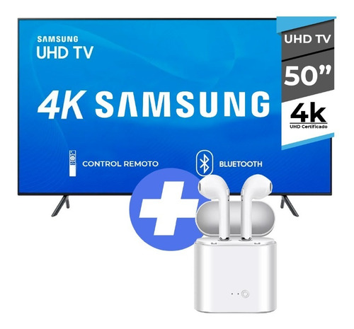 Tv Samsung Smart 50 4k Nuevo Modelo Ru7100 Bluetooth + Auri