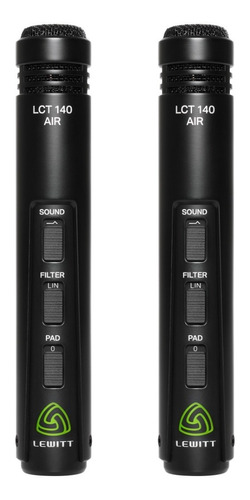 Imagen 1 de 5 de Microfono Condenser Pro Lewitt Audio Lct 140 Air Match Pair