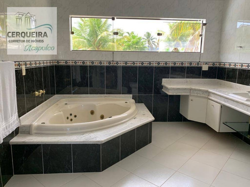 Casa Para Alugar, 750 M² Por R$ 20.000,00/mês - Acapulco - Guarujá/sp - Ca0596