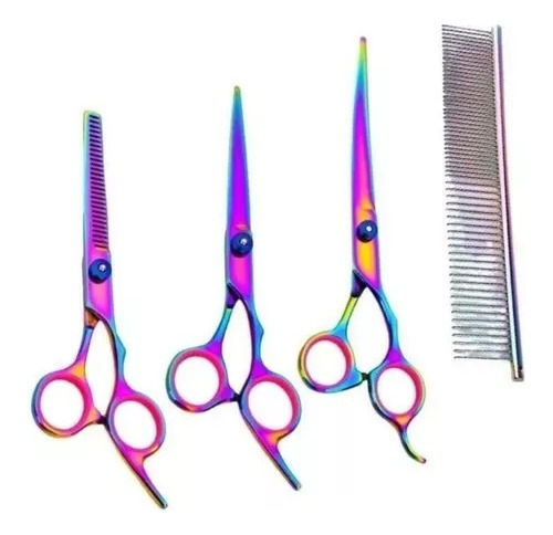 Kit De Tijera  De Barberia De 5 Piezas