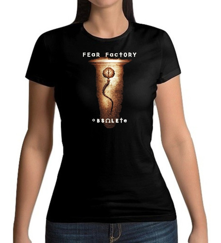 Playera Fear Factory Obsolete Mujer