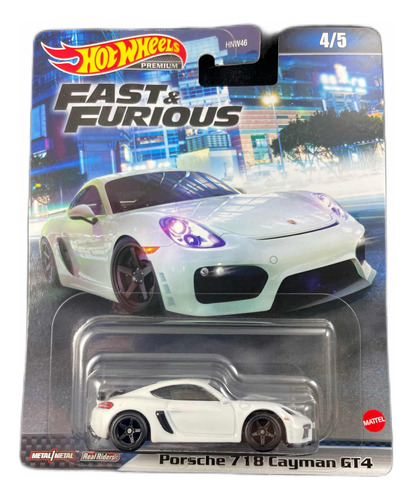 Hot Wheels Premium Porsche 718 Cayman Gt4 Fast And Furious