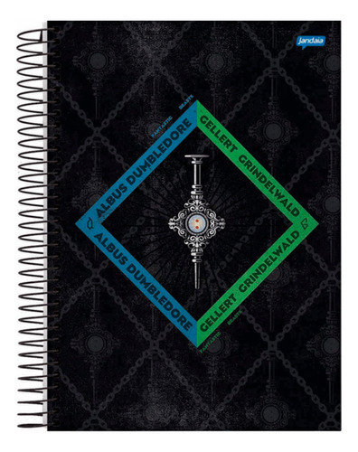 Caderno Espiral Animais Fantasticos Albus 1 Materia 80 Fls