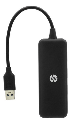 Multipuerto Usb Hp Hub 4 Puertos 3.0 Alta Velocidad 5gbps Color Negro