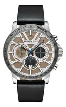 Comprar Reloj Hombre Kenneth Cole Kcwgc2234805 New York Color De La Correa Negro Color Del Bisel Gris Color Del Fondo Beige