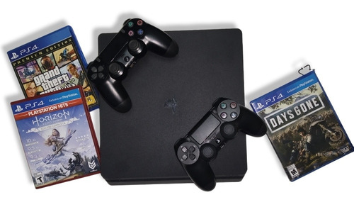 Play Station 4 Slim 1tb Color Negro