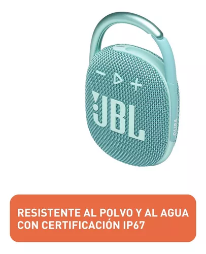  JBL Clip 4: Altavoz portátil con Bluetooth, batería  incorporada, característica impermeable y a prueba de polvo : Electrónica