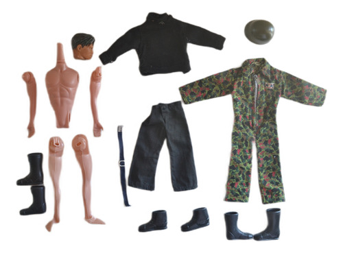 Temerario Lote Action Man Dynaman Gi Joe 12 Pulgadas (Usado)