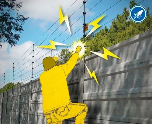 Imagen 7 de 7 de Kit Energizador / Alarma Cerco Eléctrico Por App 1600mt Jfl
