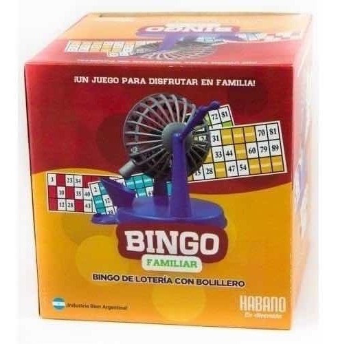 Juego De Mesa Bingo Familiar Habano Bochatoys