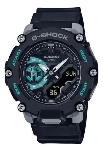 Casio G-shock Ga-2200m-1a Agente Oficial Negro