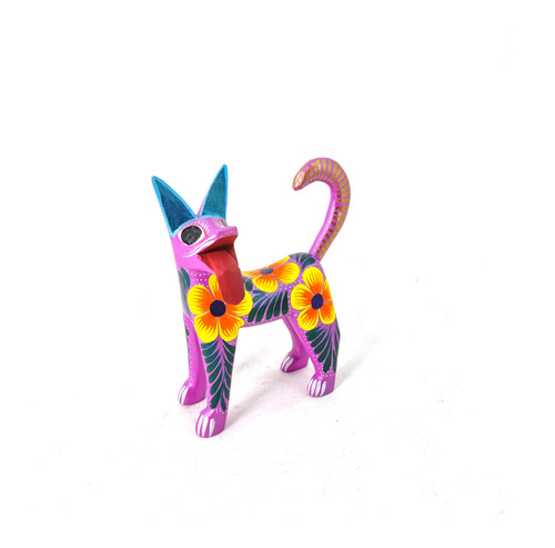 Figura Perro Parado Alebrije Artesania Oaxaca Copal 