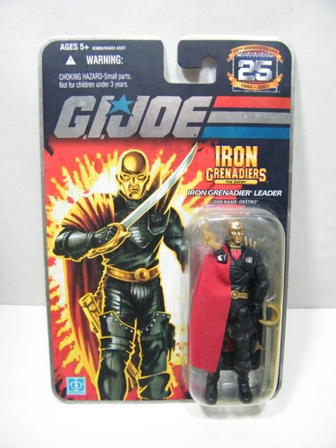 Destro Iron Grenadiers Cobra Gi Joe 25th Aniversario 
