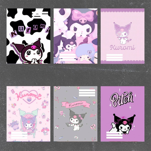 14 Separadores Digitales Sanrio Kuromi