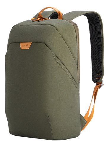 Hune Koala Mochila Urbana 16l Eco Para Notebook 15.6 Verde Musgo Liso