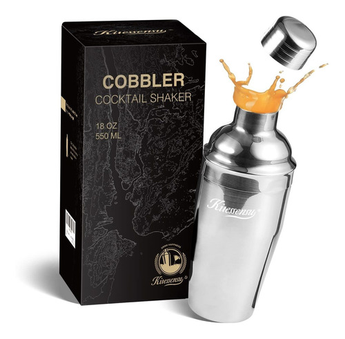 Kitessensu Coctelera Martini 19 Onza Colador Acero 18 Alta