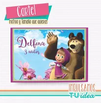 Comprar Masha Y El Oso - Cartel Masha Y El Oso Para Imprimir