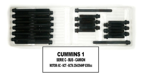 Bulones Tapa Cilindro Cummins F 14000 6c-6ct