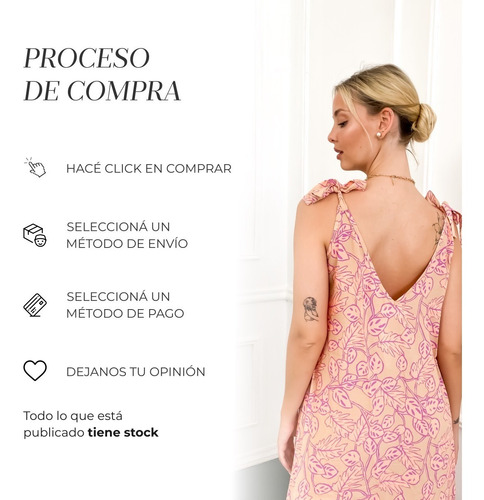 Imagen 5 de 10 de Vestidos Largos Casual Jorgelina Arza Modelo Aries