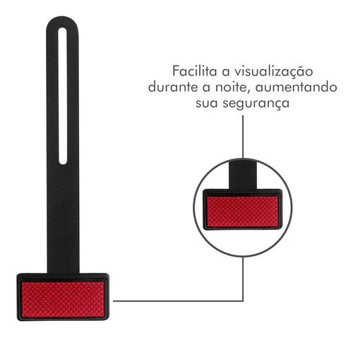 Imagem 2 de 10 de Refletivo Olho De Gato Para Eliminador Rabeta Xj6 Mt03 R3
