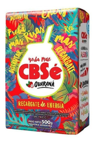 Yerba Mate Cbsé Energía Guaraná 500g