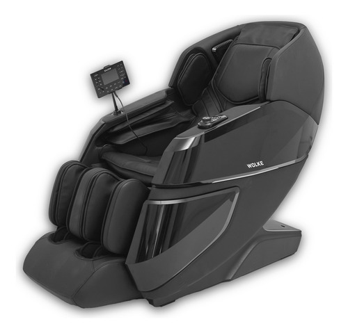Sillón Masajeador Wolke Black Premuim Gti Calor L-track Black