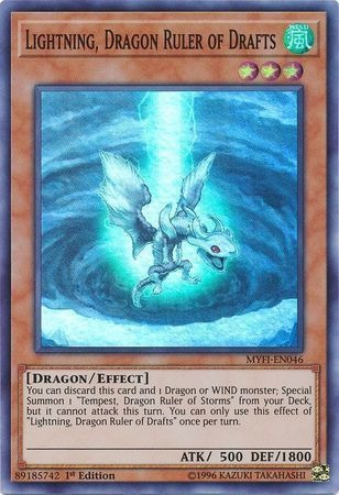 Yugioh! Lightning, Dragon Ruler Of Drafts - Myfi-en046