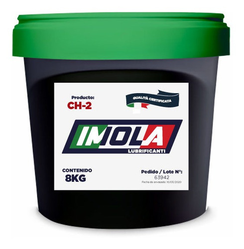 Lubricante Grasa Ch2 Balde 8 Kg.