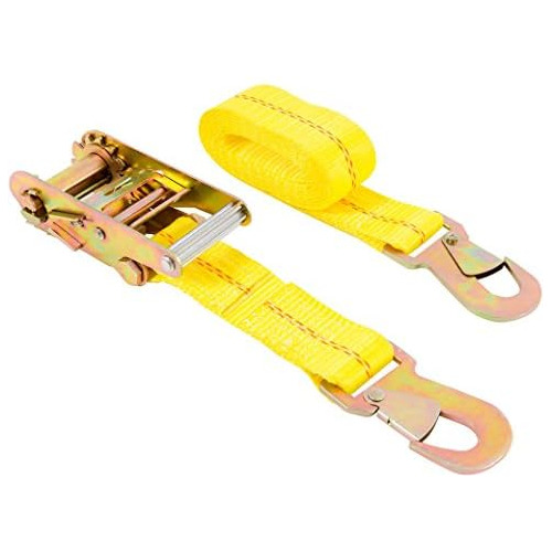 Amarre De Automóvil Resistente De 2 X 8' Ganchos De P...
