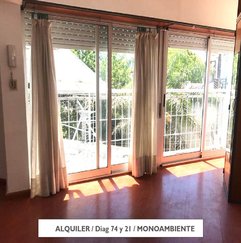 Monoambiente En Alquiler  Ubicado En Calle Diag 74 Y 21