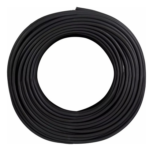 Cable Electrico Iusa Cobre Puro Thw Calibre #6 100m Negro