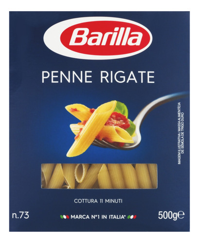 Macarrão de Sêmola Penne Rigate 73 Barilla Caixa 500g