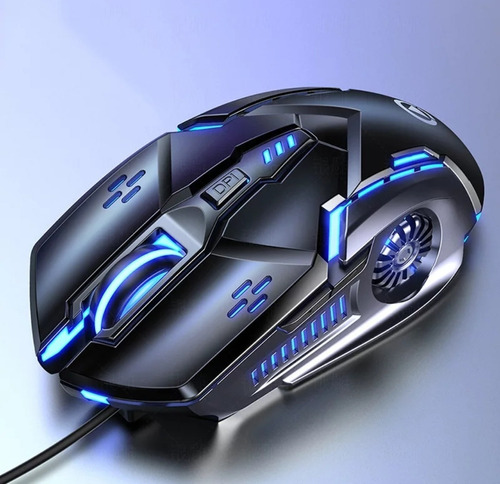 Ratón LED para juegos electrónicos Mouse Gamer G5, color negro